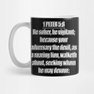 1 Peter 5:8 Mug